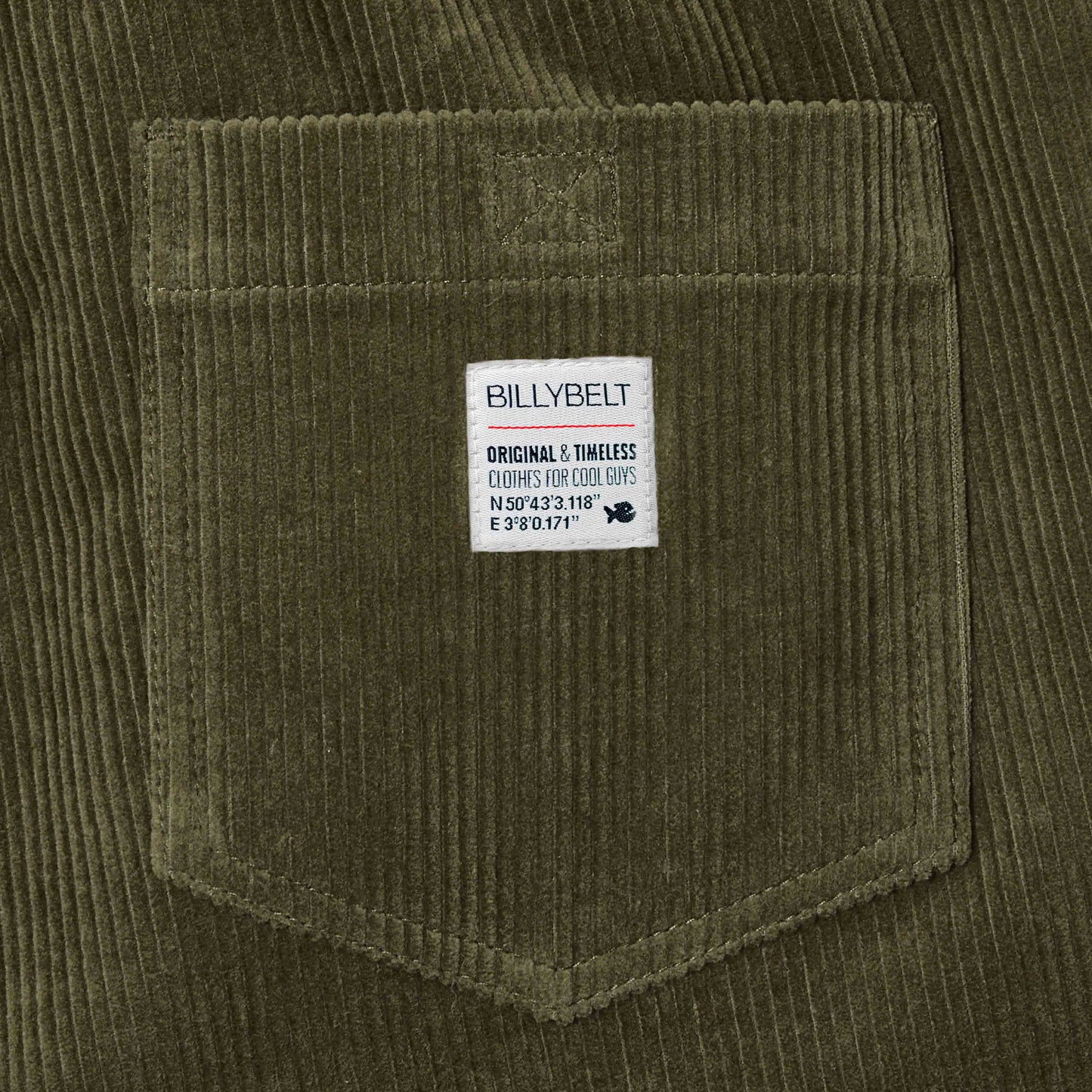 Pantaloncini in velluto a coste con coulisse elasticizzata verde