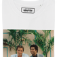 T-shirt fotografica “Two Cops in Miami” in cotone biologico