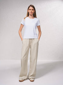 T-shirt basic a maniche corte girocollo