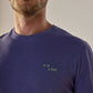 T-shirt Feel Good in cotone blu cobalto