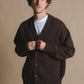 Cardigan oversize Relleu color cioccolato