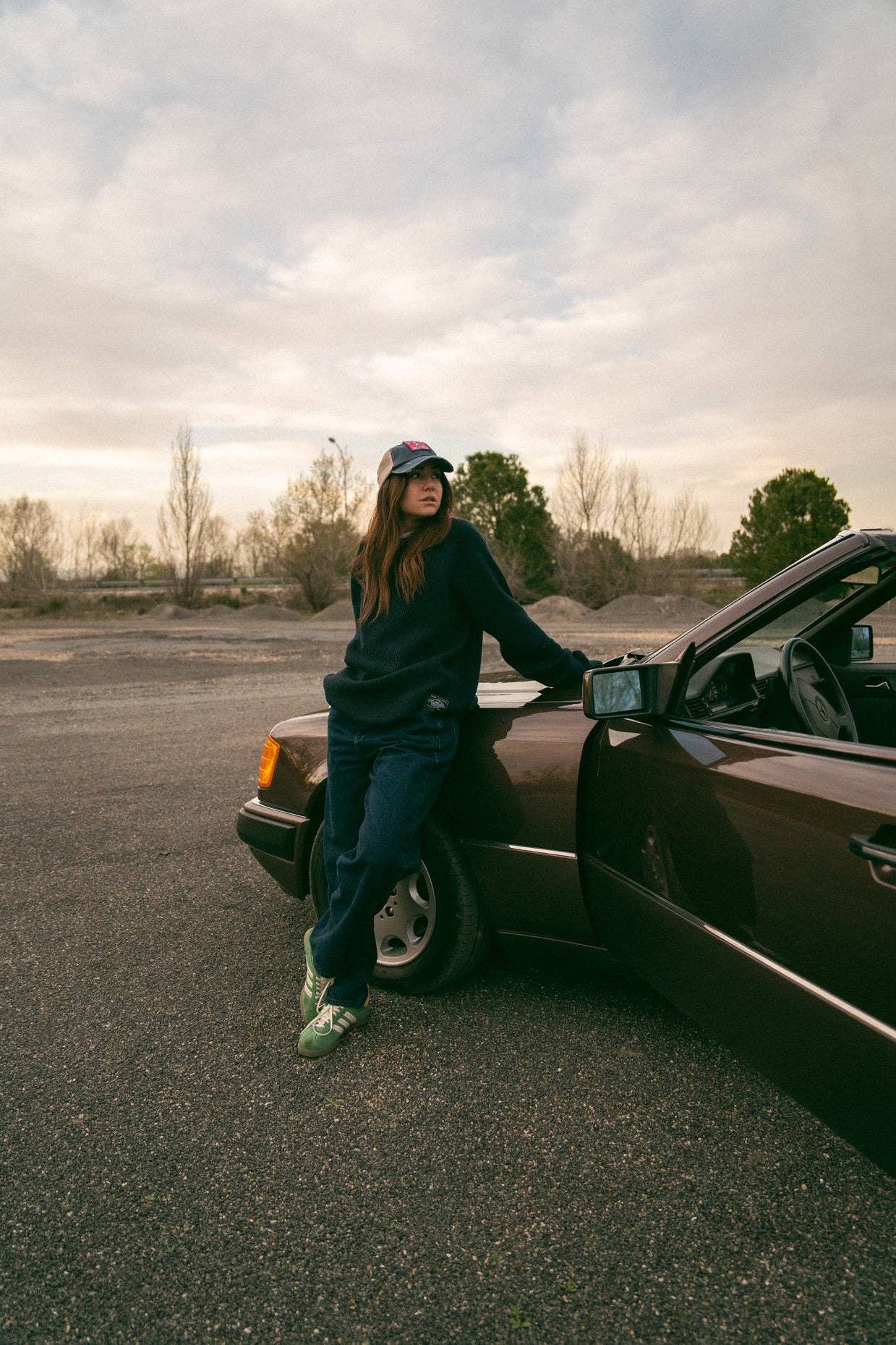 Maglione in cotone biologico con toppa a stella