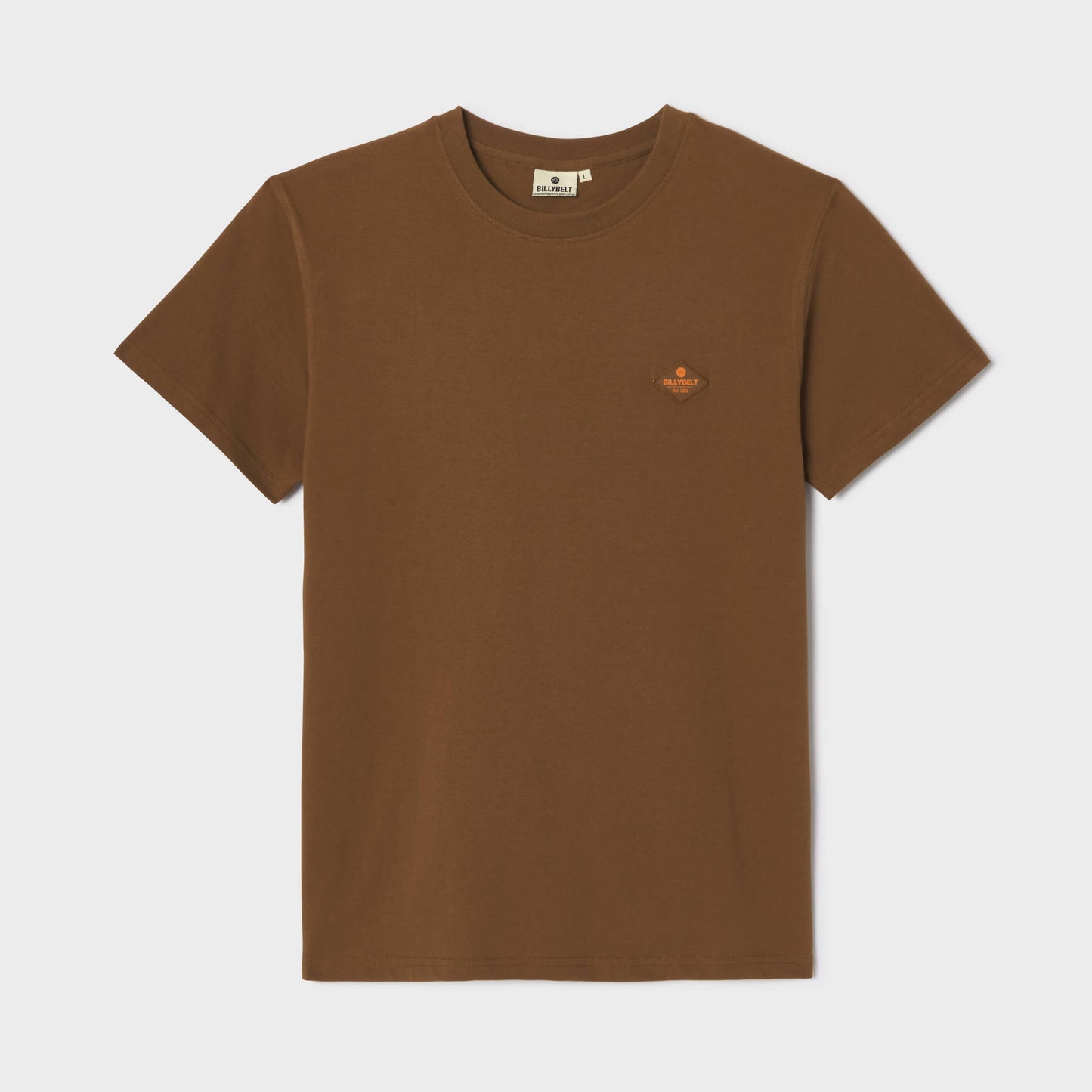 T-shirt Roadtrip in cotone biologico marrone