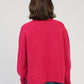 Maglione dolcevita fucsia Lipy