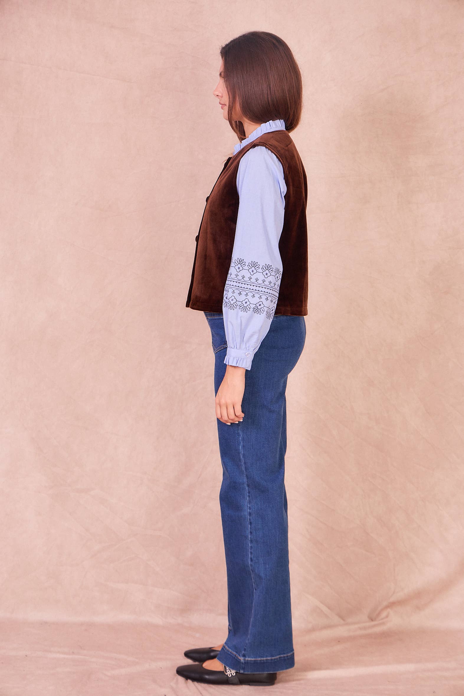 Gilet in velluto Gypsy