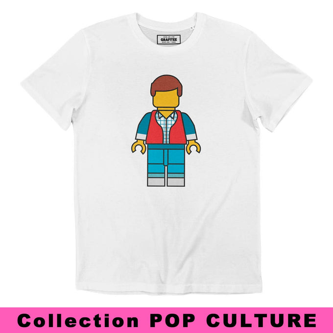 T-shirt Pop Culture Marty in stile mattoncini