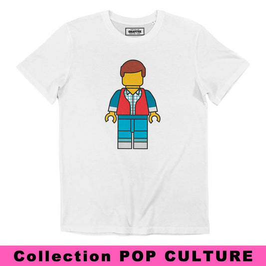 T-shirt Pop Culture Marty in stile mattoncini