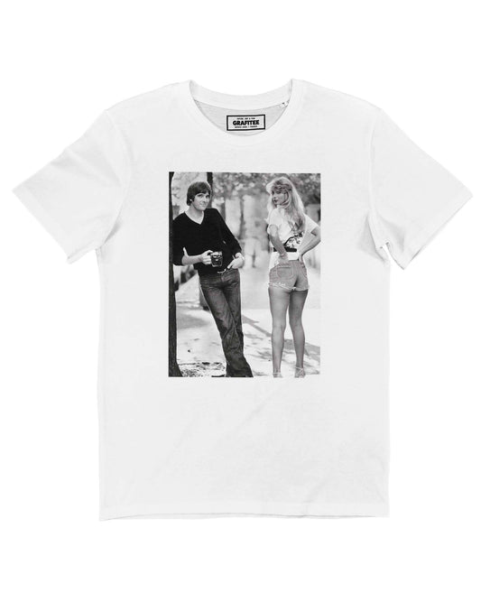 T-shirt unisex Steve Alder con stampa fotografica in bianco e nero