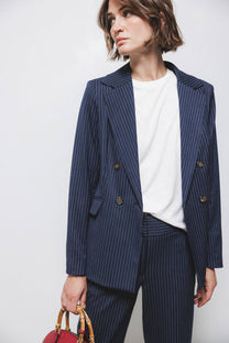 Blazer doppiopetto gessato