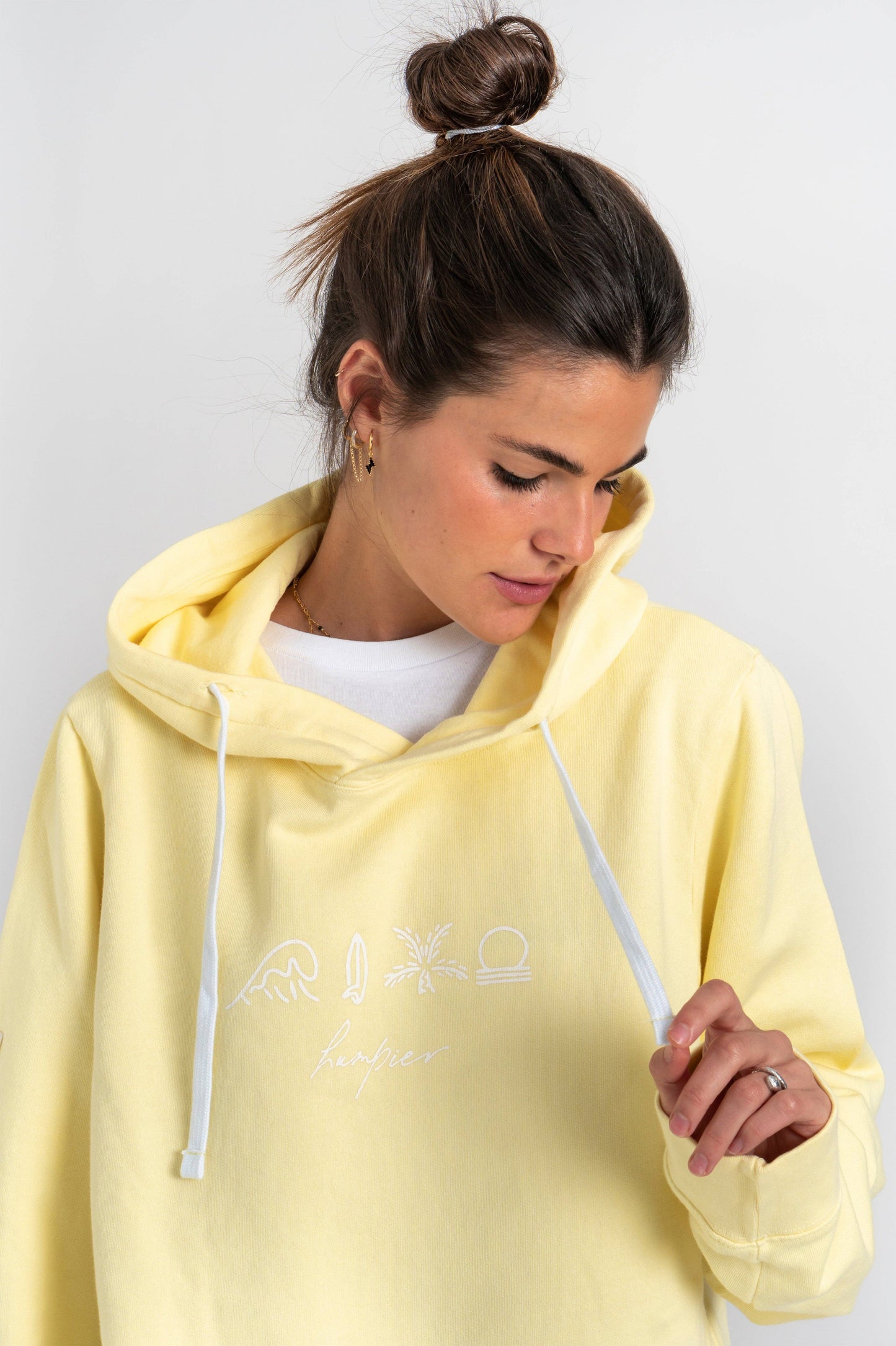 Felpa con cappuccio Wakama in cotone biologico