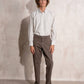 Pantaloni chino in cotone elasticizzato da uomo