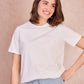 T-shirt Talia in cotone con stampa Farniente