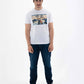 T-shirt unisex in cotone biologico con stampa Floating Jungle