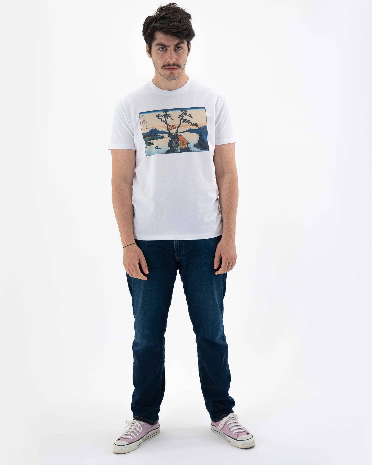 T-shirt unisex in cotone biologico con stampa Floating Jungle