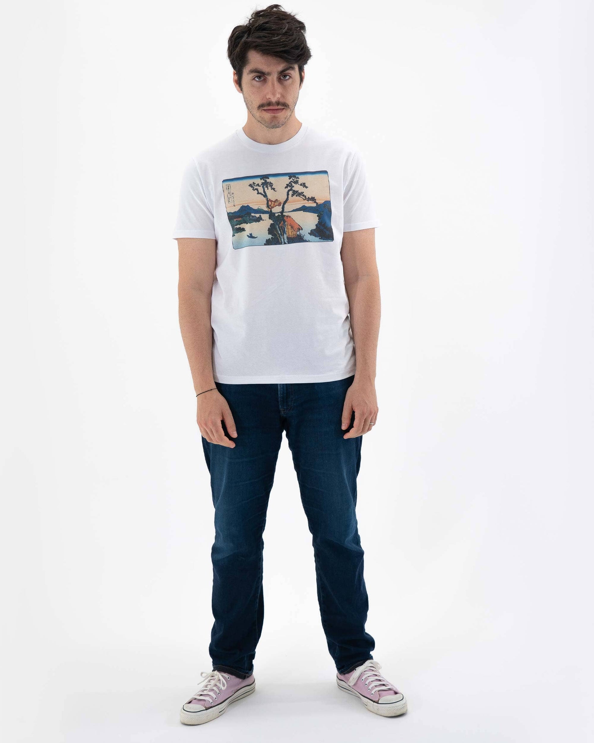T-shirt unisex in cotone biologico con stampa Floating Jungle