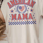 T-shirt oversize con grafica American Mama