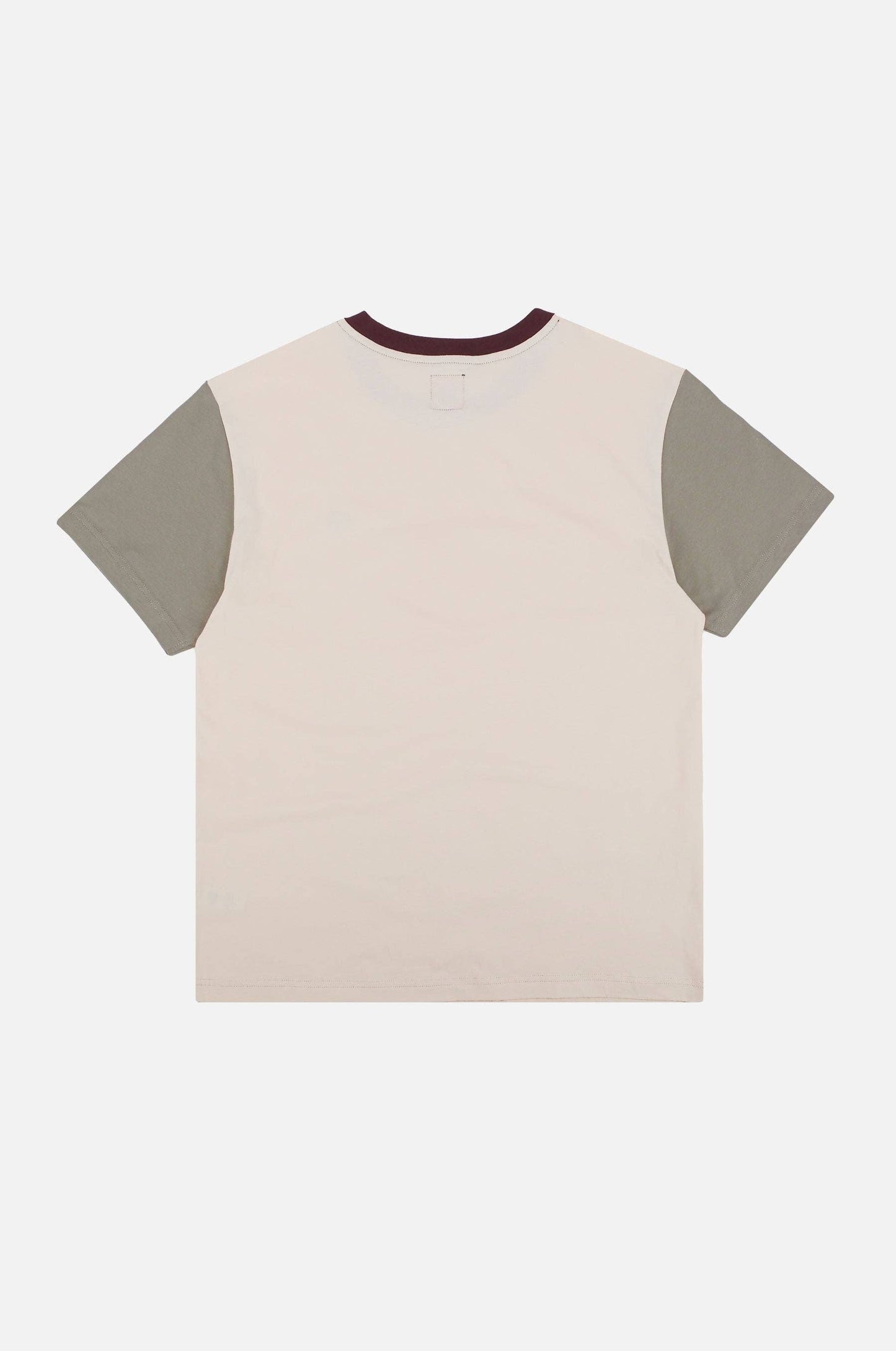 T-shirt uomo color block in cotone biologico