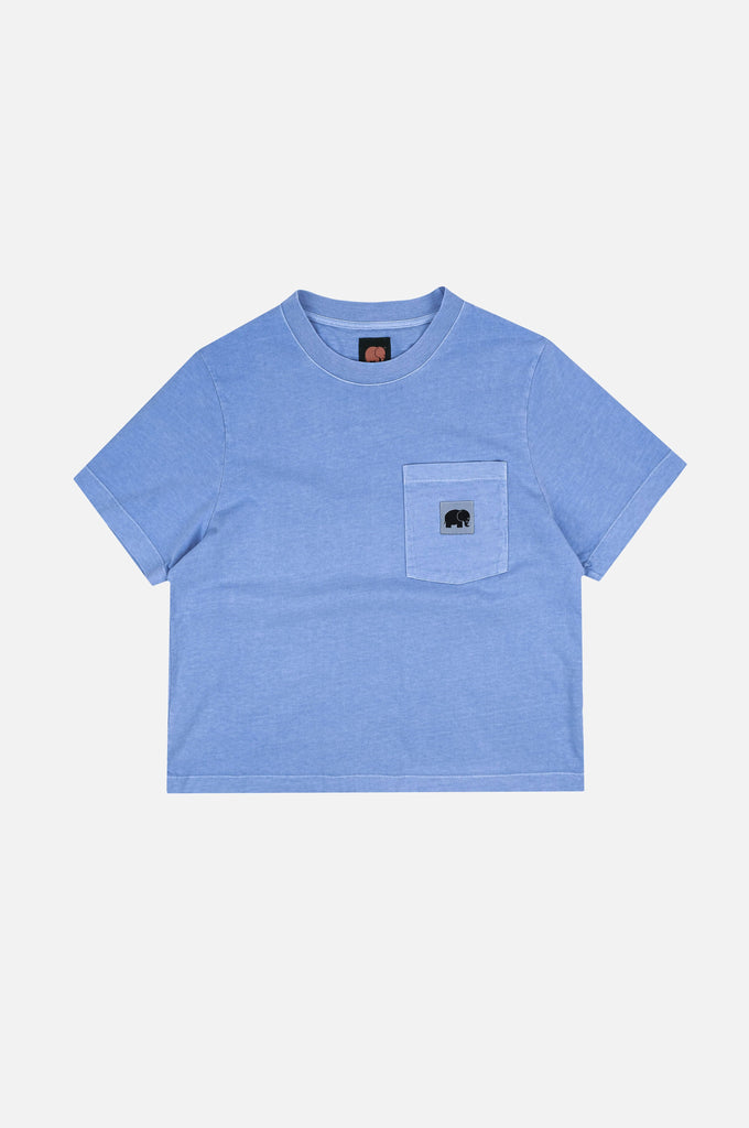 T-shirt donna pigmentata San Pablo blu mediterraneo