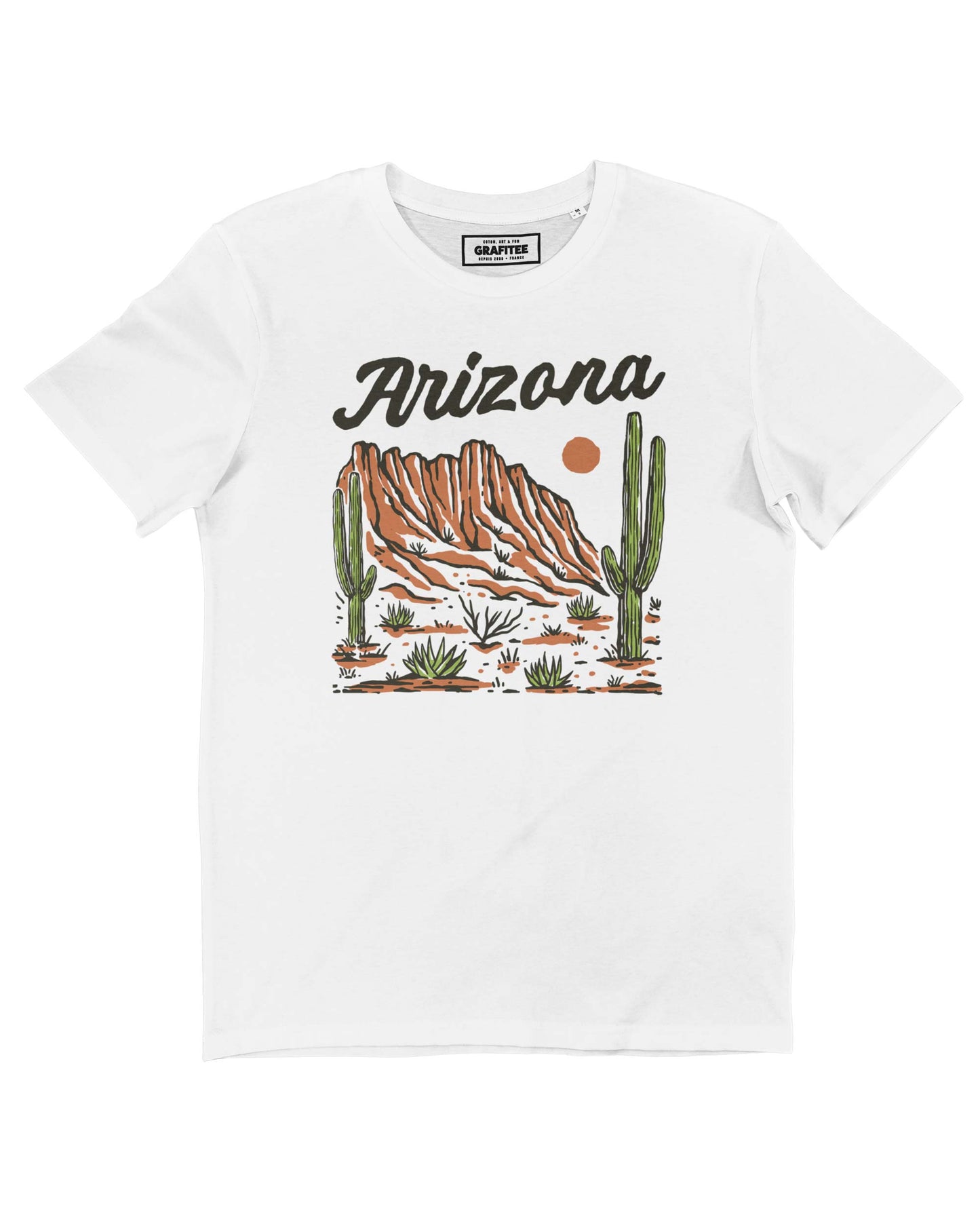 T-shirt Arizona con grafica western