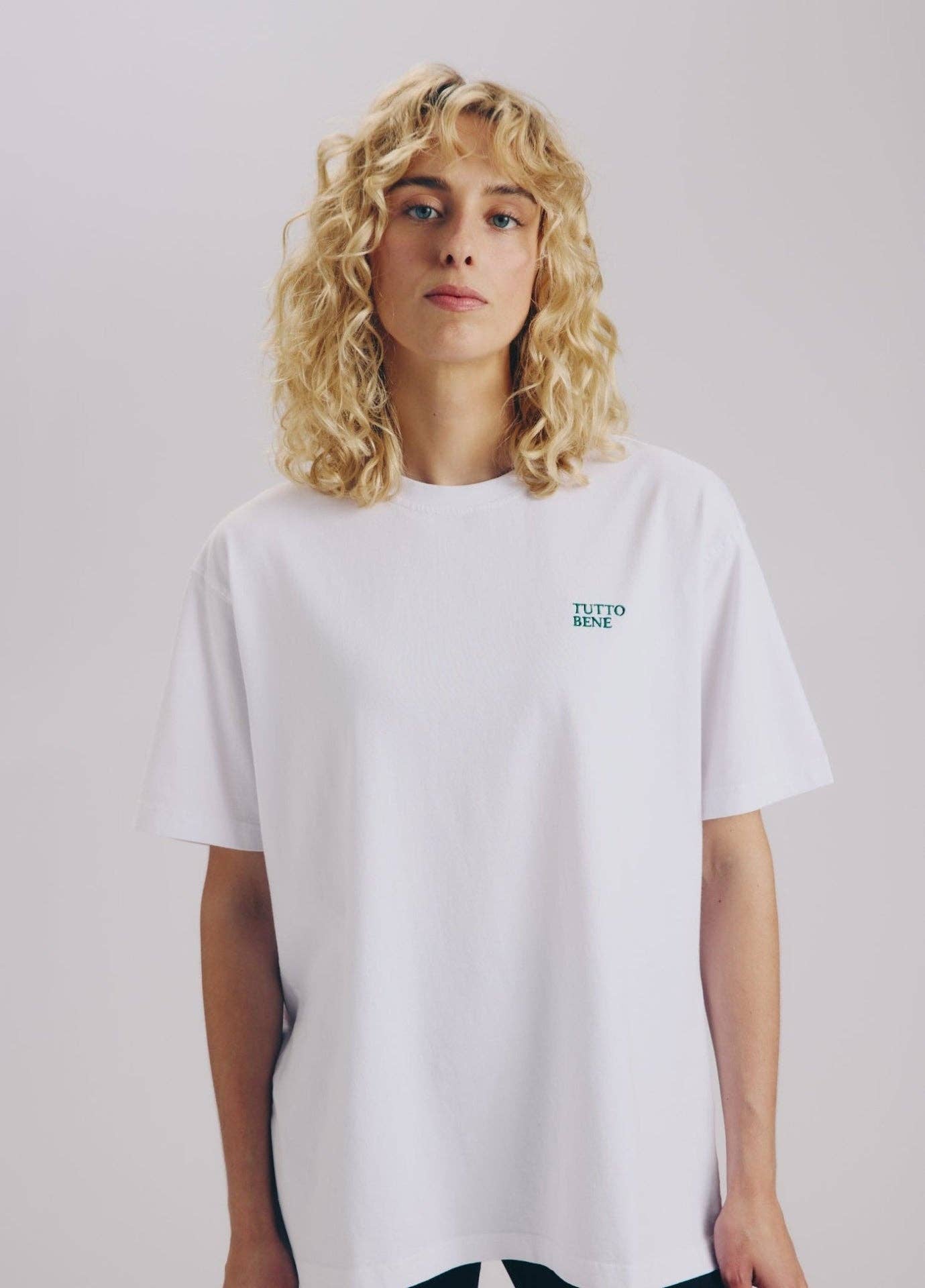 T-shirt Tutto Bene in cotone con ricamo