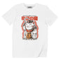 T-shirt unisex in cotone biologico con stampa gatto