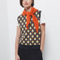 Gilet in maglia jacquard multicolor