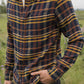Camicia Larson a quadri Alba del Deserto