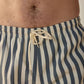 Costume da bagno uomo a righe blu cobalto