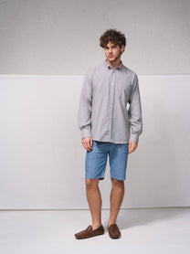 Camicia Oxford uomo a manica lunga