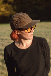 Cappello camper in tela cerata