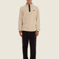 Maglione polar beige unisex in cotone organico