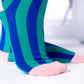 Calzini a righe Mojito in cotone pettinato