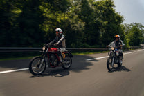 Guanti Lunghi da Moto in Pelle con Touchscreen