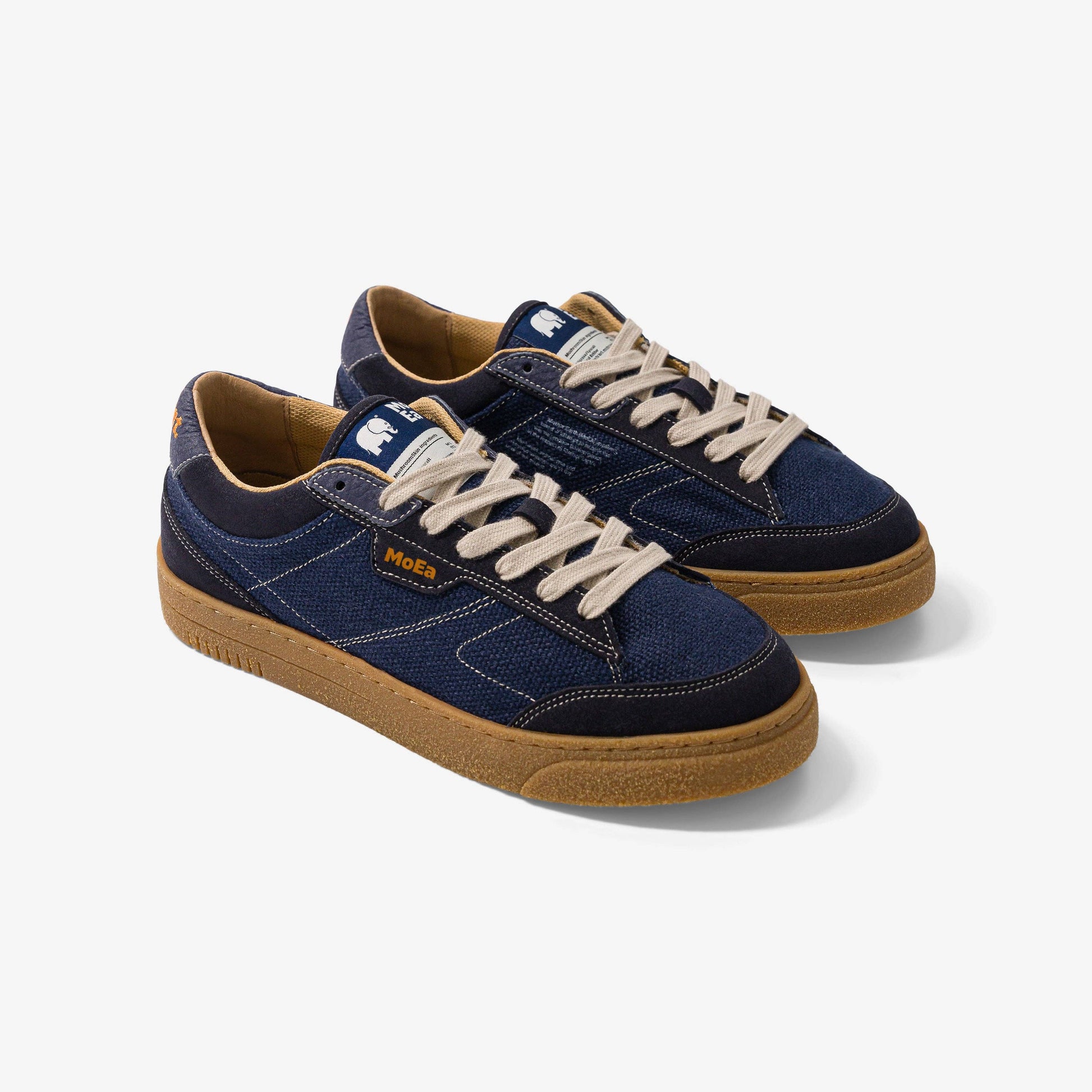 Sneakers vegane blu navy in pelle di fungo