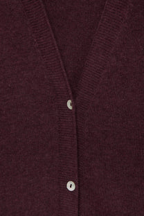 Gilet in maglia con scollo a V e bottoni