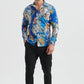 Camicia premium da uomo con stampa digitale multicolor