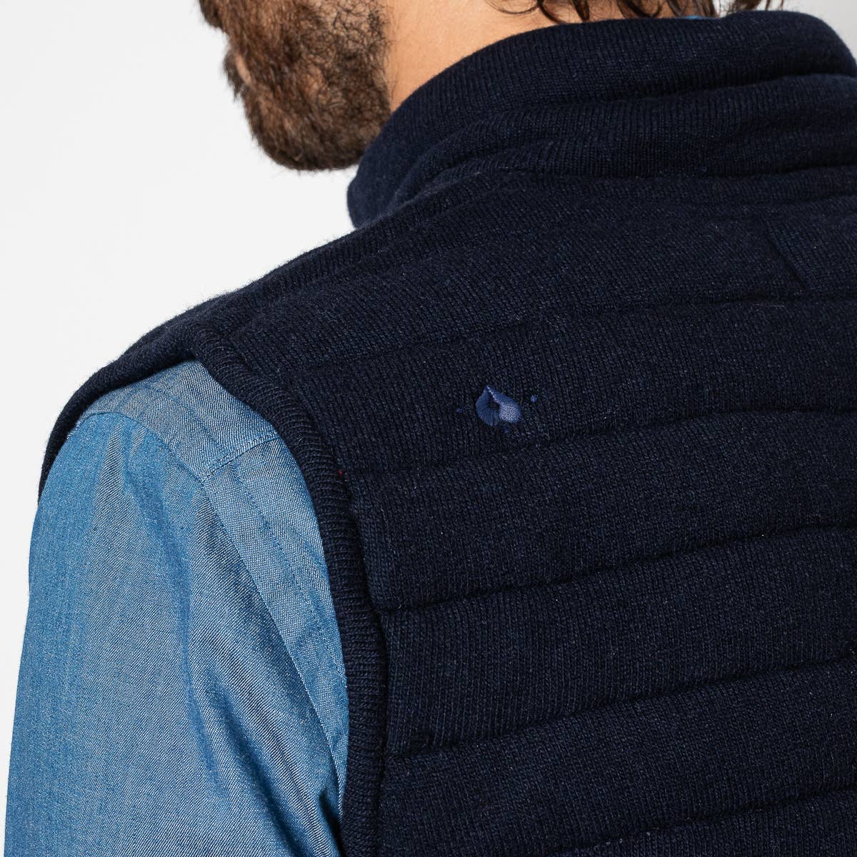 Gilet imbottito uomo Brunch blu marino