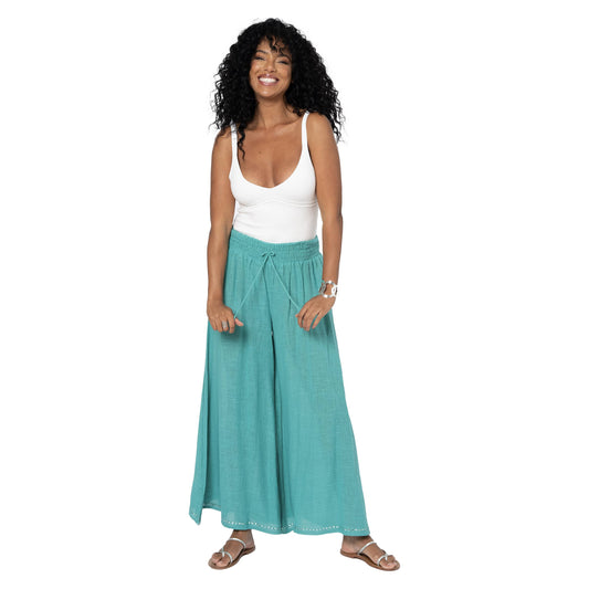 Pantaloni lunghi estivi boho in cotone