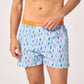 Boxer in cotone biologico con stampa windsurf