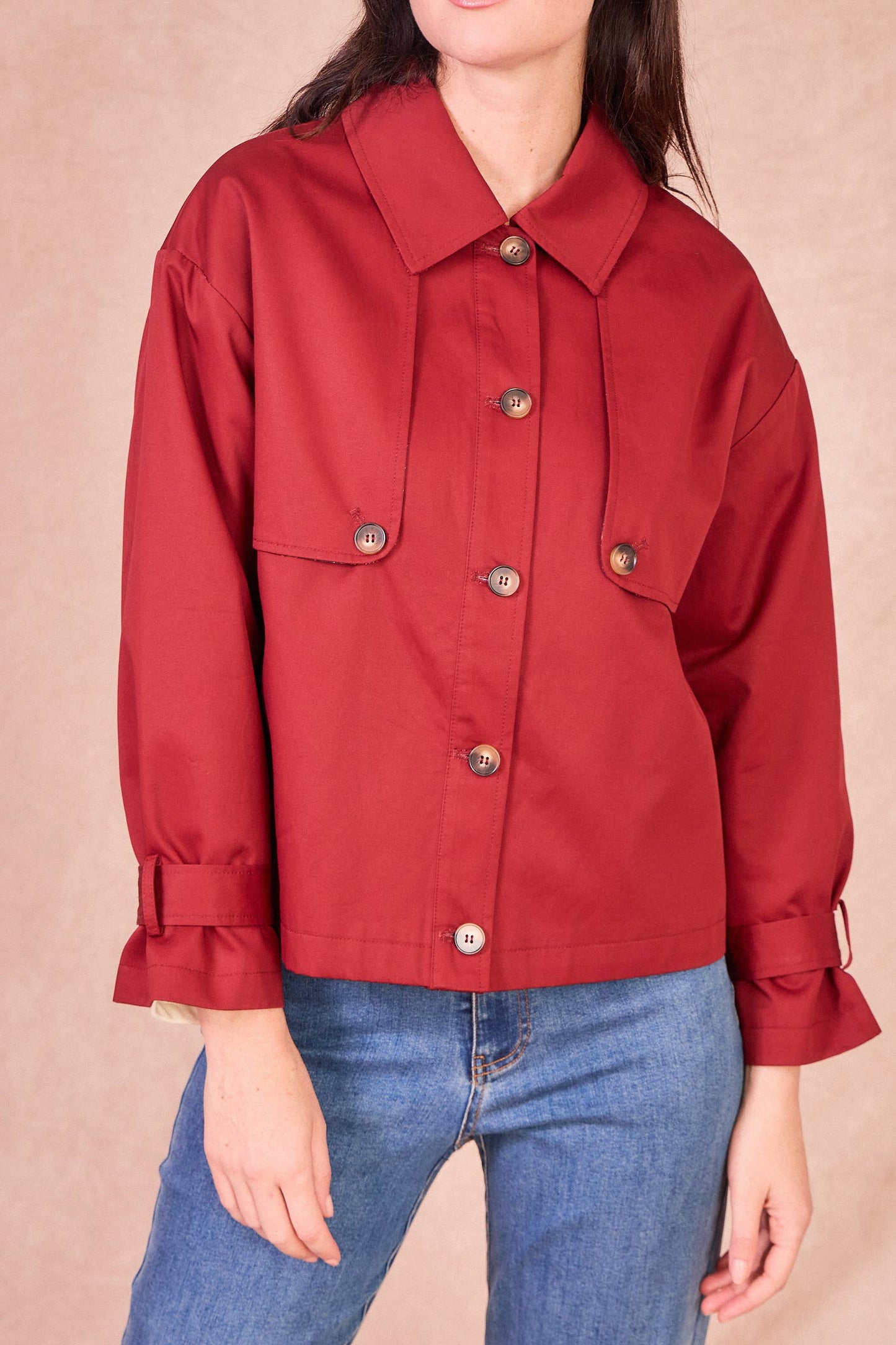 Giacca utility corta in cotone