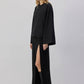 Camicia oversize minimal nera