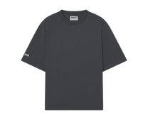 T-shirt Essentials nera oversize a manica lunga
