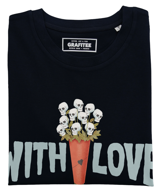 T-shirt unisex “With Love” in cotone biologico