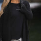 Blusa plissettata in cotone con dettaglio lettering