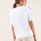 T-shirt sublimata floreale multicolor