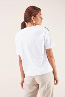 T-shirt sublimata floreale multicolor
