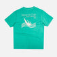 T-shirt Pigment Cup turchese medio in cotone organico