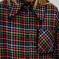 Camicia in tweed con frange