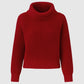 Maglione Verena rosso a collo alto