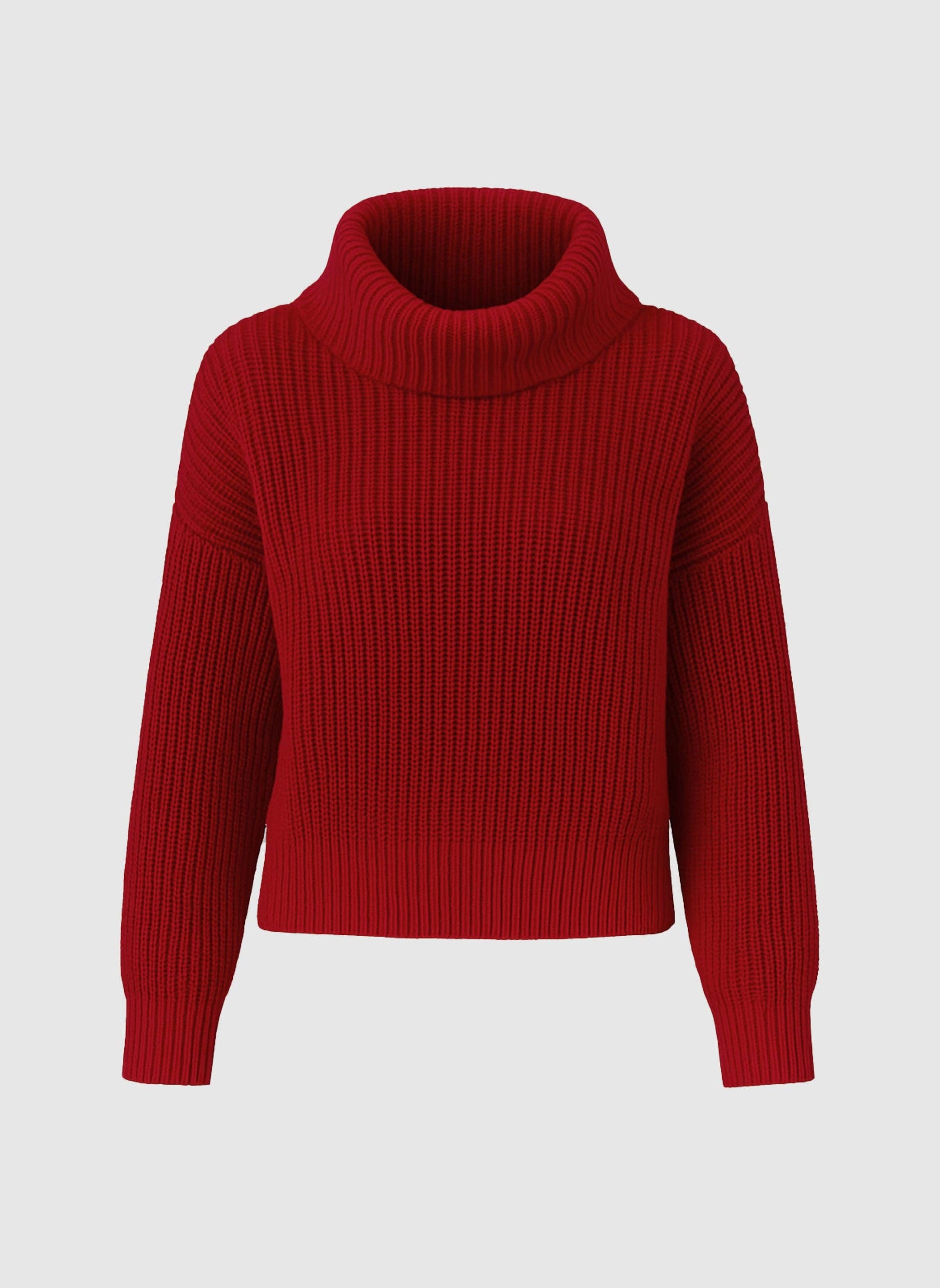 Maglione Verena rosso a collo alto